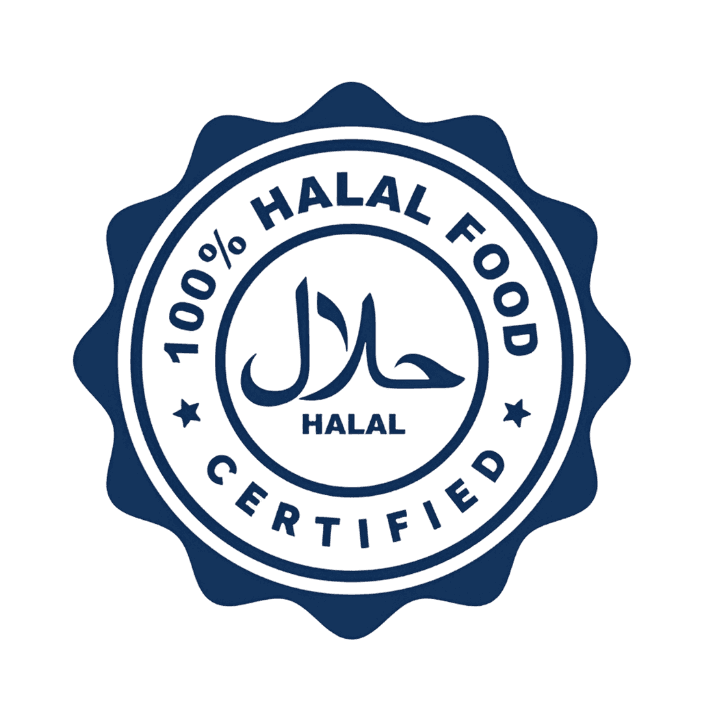100% Halal Certified