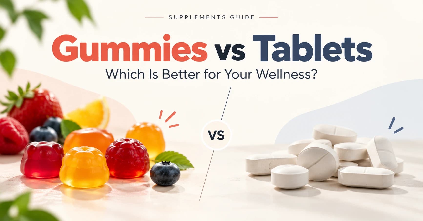 Why Are Gummies Better Than Tablets? Benefits & Differences