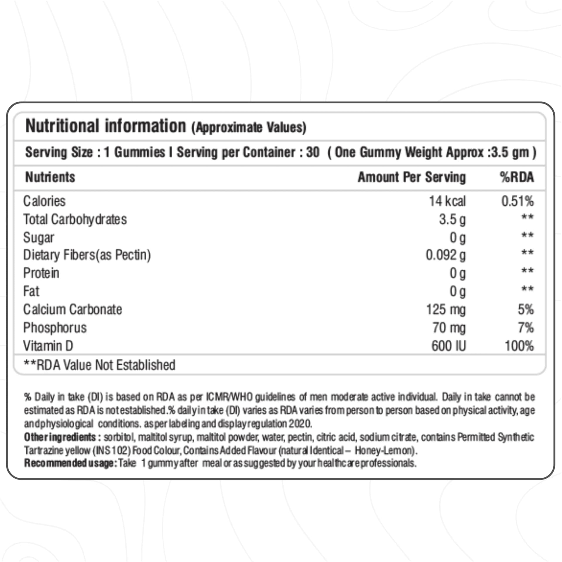 Multivitamin + Bone Strength Gummies (Pack of 2) thumbnail 6