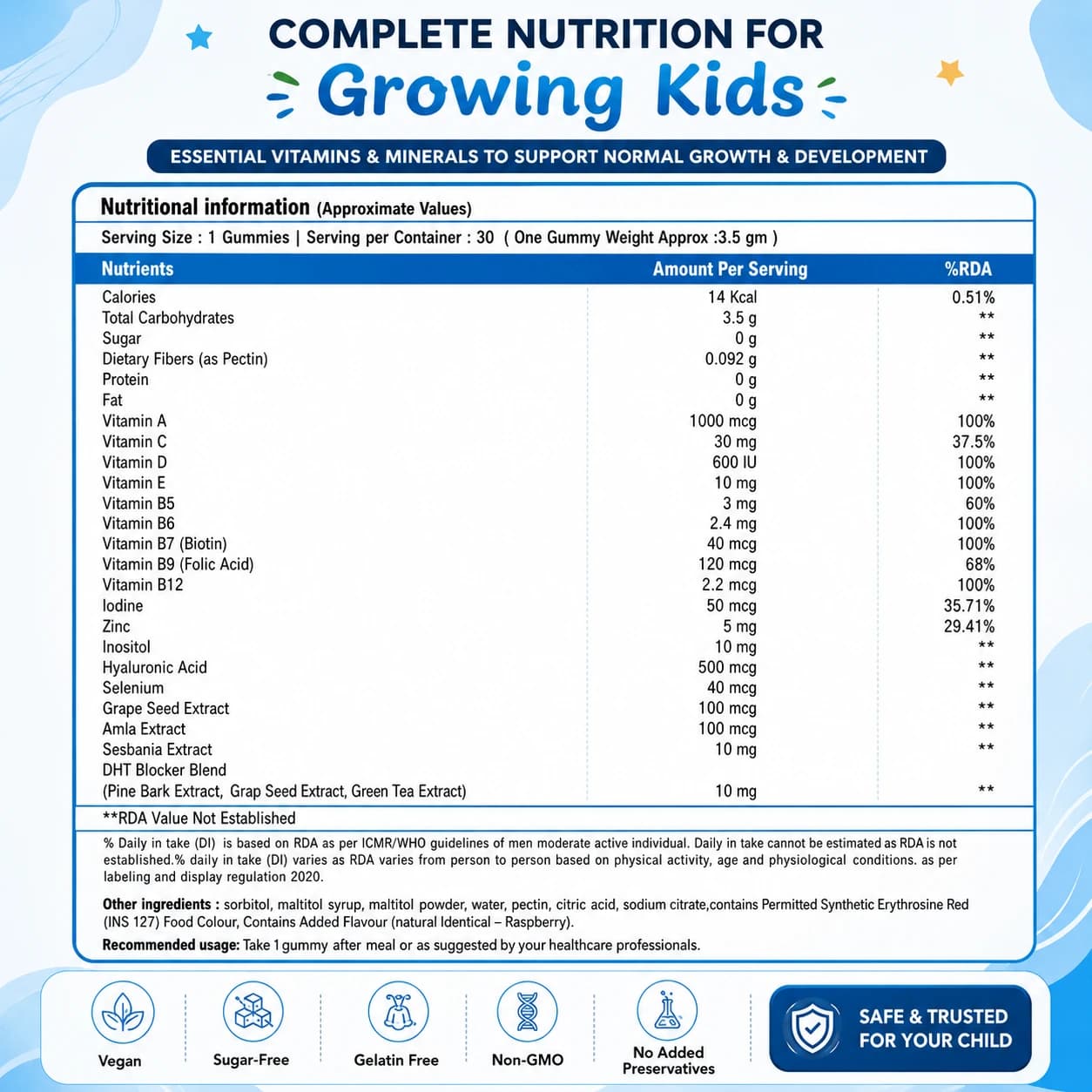 Kid's Multivitamin Gummies thumbnail 6