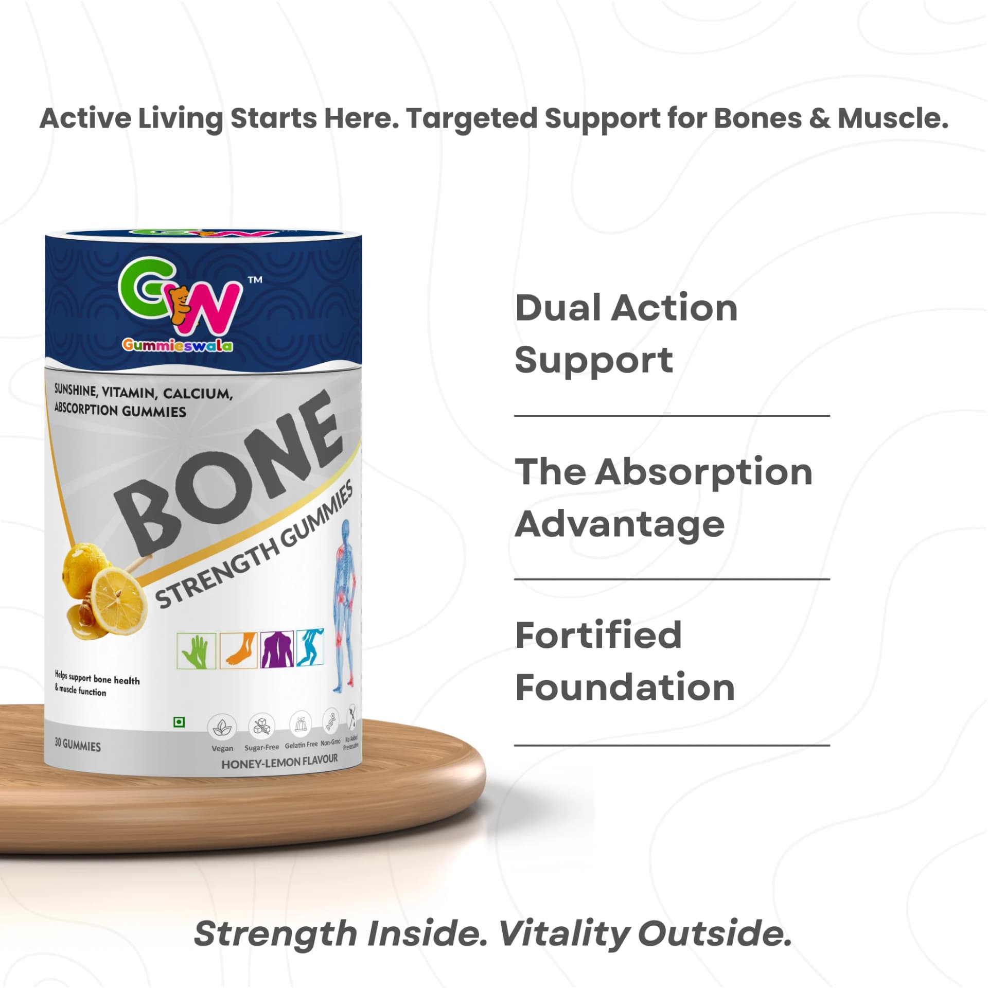 Multivitamin + Bone Strength Gummies (Pack of 2) thumbnail 4