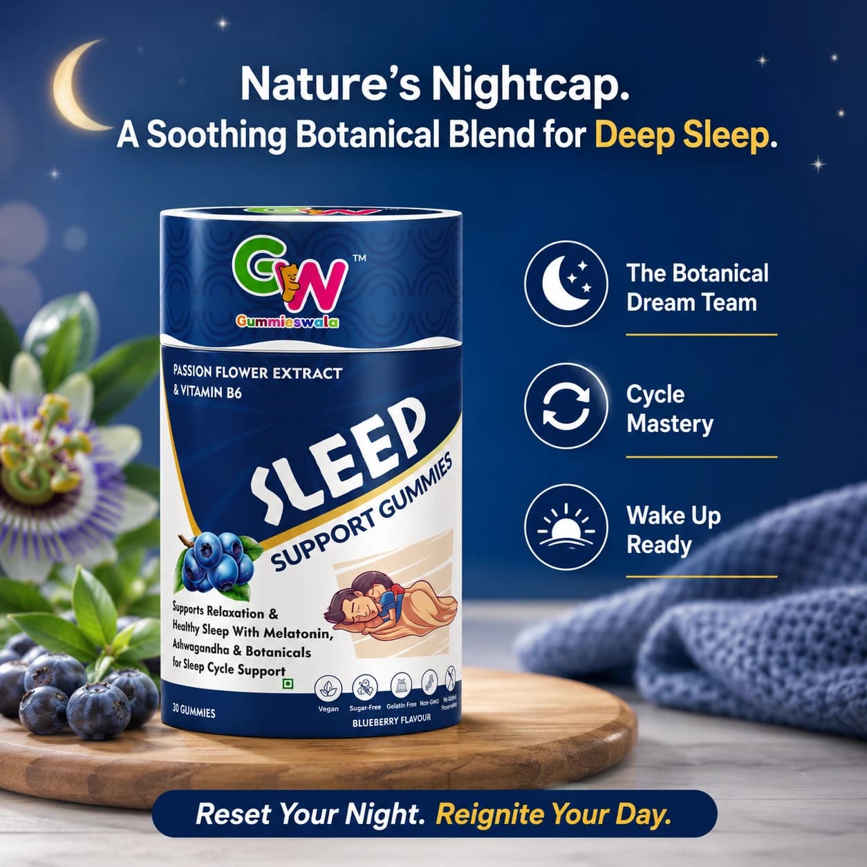 Sleep Support Gummies (Pack of 2) image 2